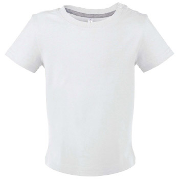 Camiseta M/Corta Bebe White - Ref. CK363W