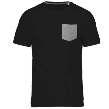 Camiseta Orgánica con Bolsillo - Ref. CK375 Camiseta Orgánica con Bolsillo - Ref. CK375