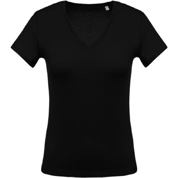 Camiseta Cuello Pico Mujer - Ref. CK390