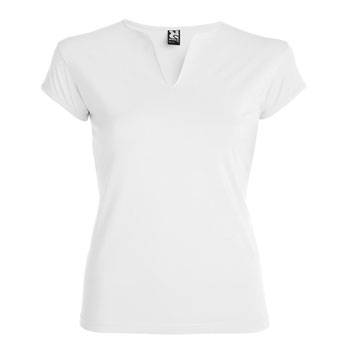 CAMISETAS CUELLO PICO V ELÁSTICA BELICE - S6532 - CAMISETAS Desde 3,48€%>
