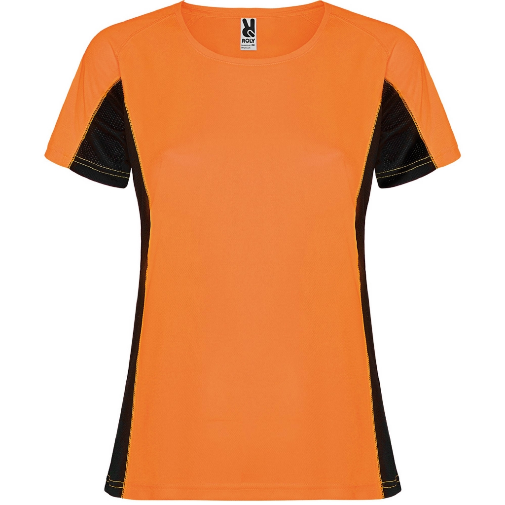 remeras deportivas color naranja