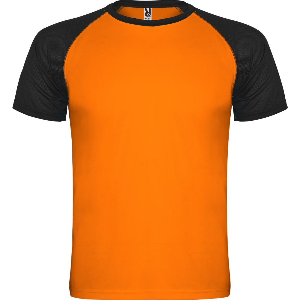 remeras deportivas color naranja