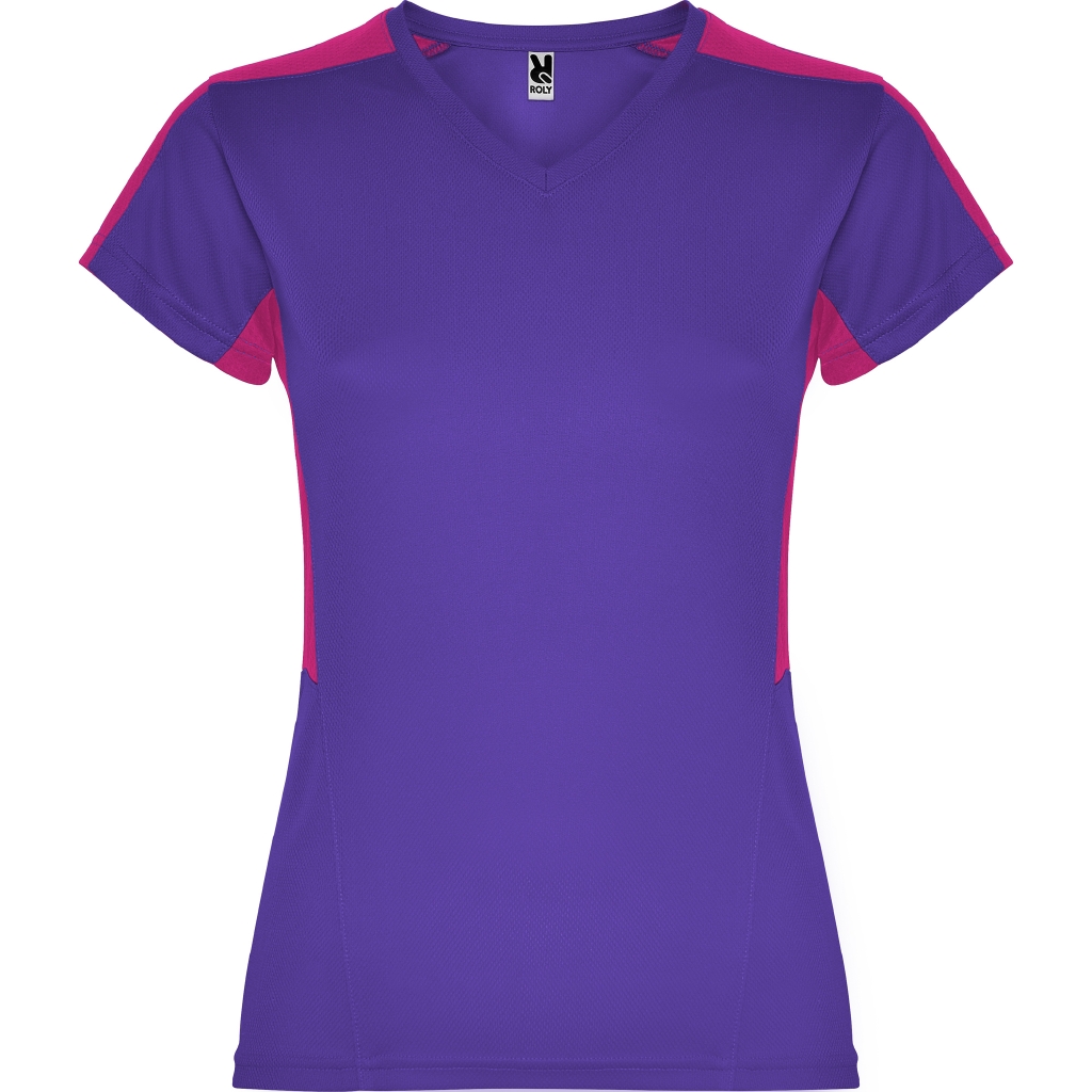 camisetas deportivas color lila